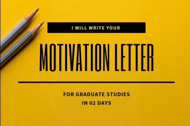 I will write a creative motivation letter and lor for university admission