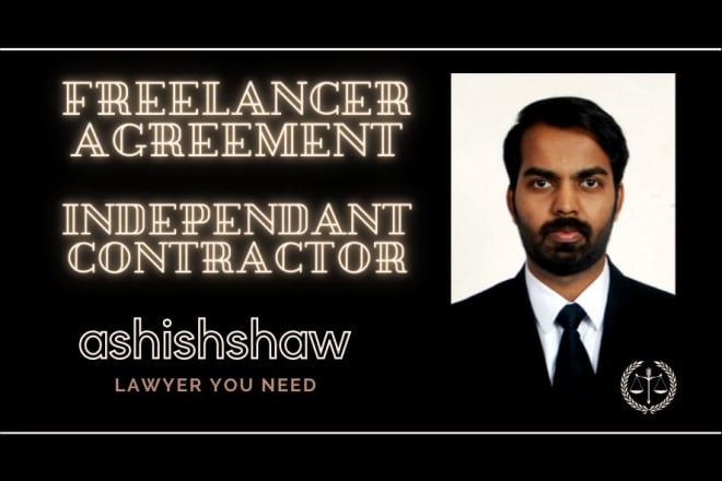I will write a freelancer agreement or independent contractor