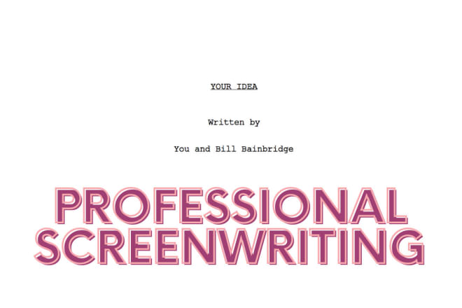 I will write a screenplay based on your idea