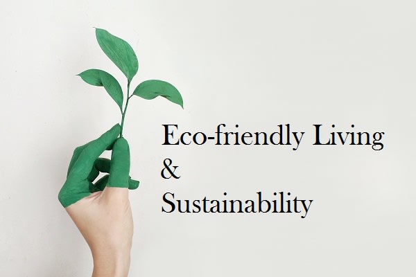 I will write about eco friendly living and sustainability