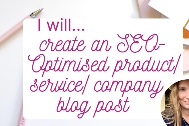 I will write an SEO product, service or company blog or article