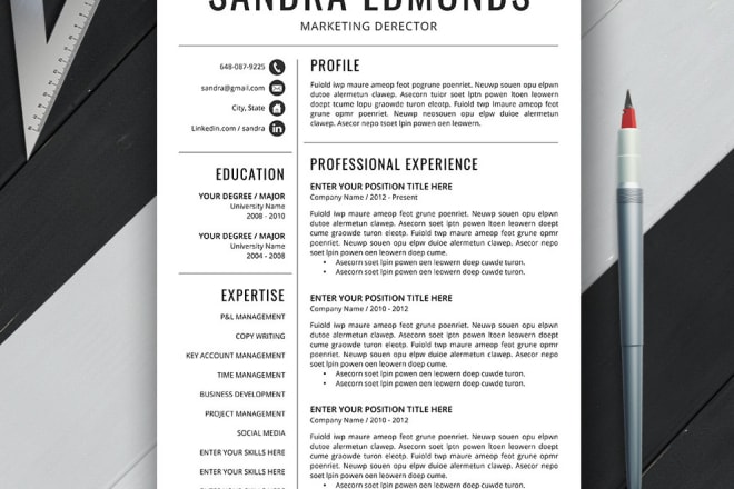 I will write creative resume for you