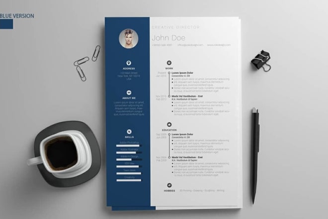 I will write, edit and design a professional cv,resume,cover page