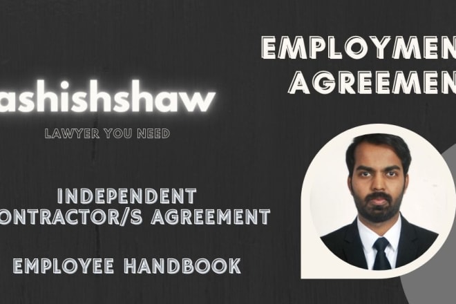I will write employment agreement for your employees