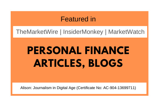 I will write personal finance articles and blog posts