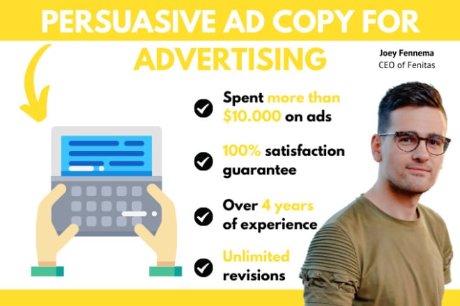 I will write persuasive ad copy for facebook or instagram ads
