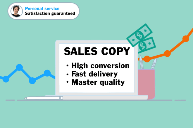 I will write sales copy for website, email, and print