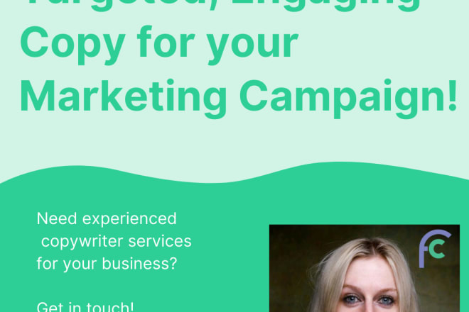 I will write targeted, engaging copy for your marketing campaign