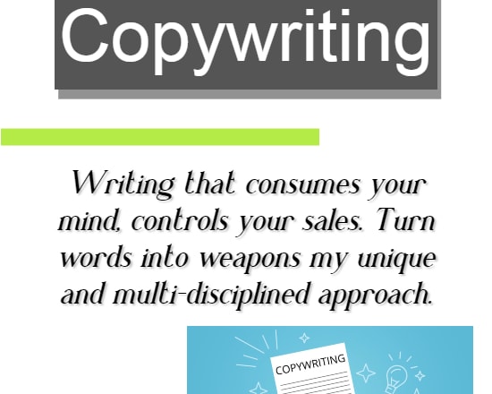 I will write the best persuasive content, SEO, copywriting you need