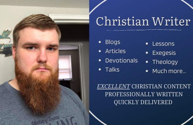 I will write your christian content
