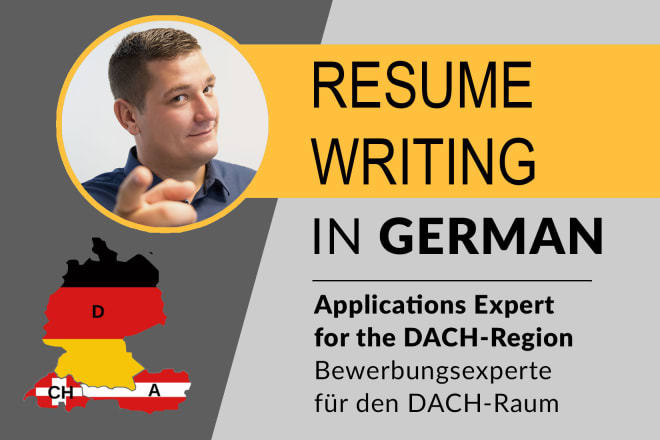 I will write your professional german resume or CV from scratch