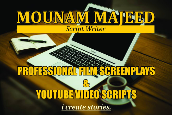I will write your screenplay, TV pilot or short film script