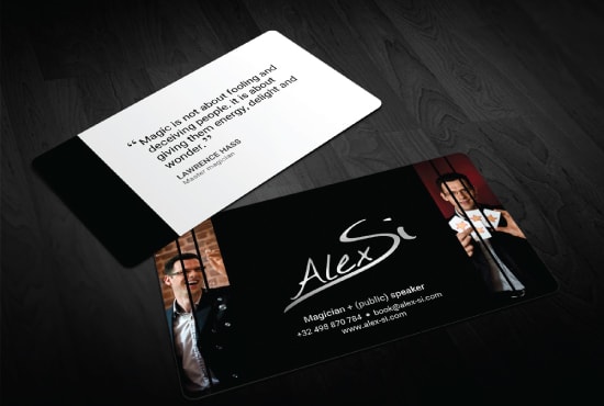 I will your custom online business card maker