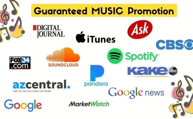 I will your music promotion and be your PR manager