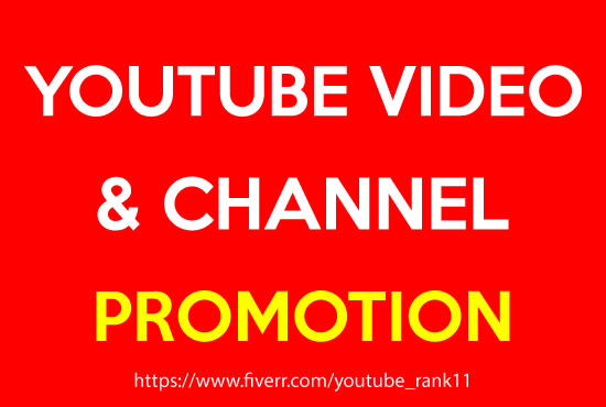 I will youtube video promotion to real active people with embed