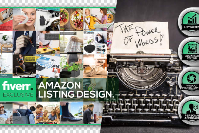 Our studio will deliver complete product listing for amazon