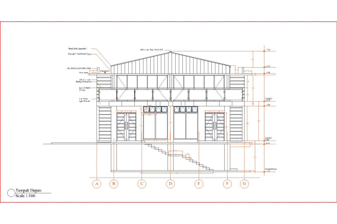 I will create 2d design architecture house and buliding plan