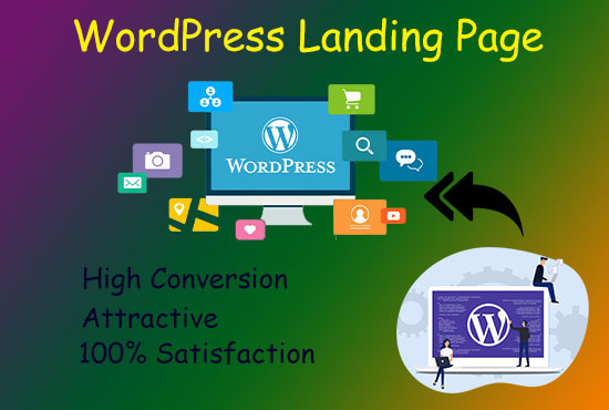 I will create a high converting landing page