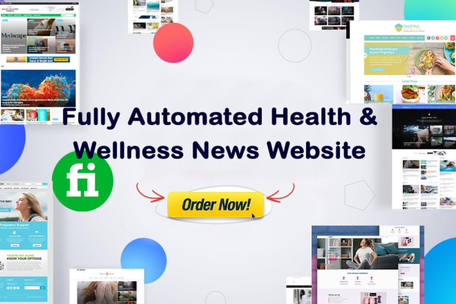 I will create autopilot health and fitness website for passive income