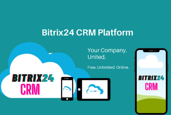 I will create bitrix24 crm landing page, sales funnel