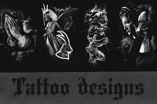 I will create professional and unique tattoo design