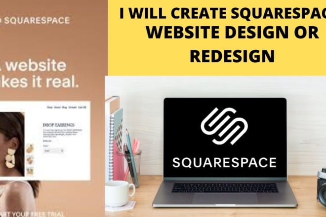 I will create squarespace website design, squarespace seo, squarespace redesign