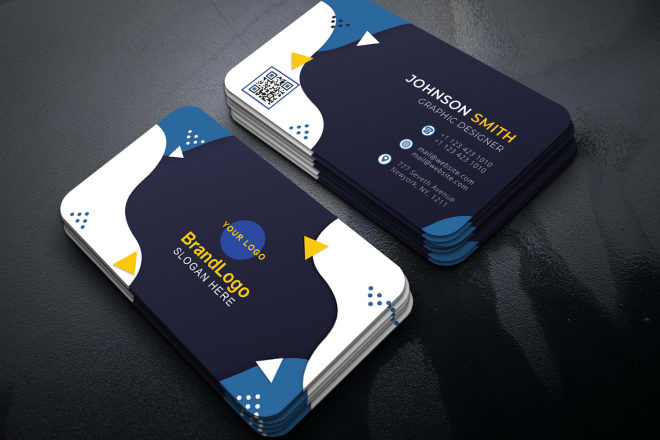I will design a cool business card for you