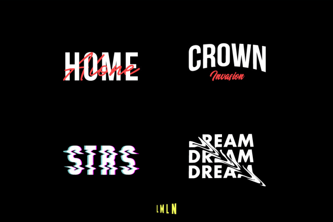 I will design a typographic t shirt for your streetwear brand