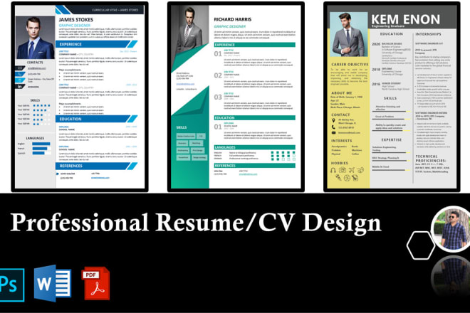 I will design and write professional resume, CV, curriculum vitae
