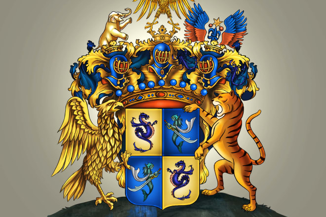 I will design awesome coat of arms