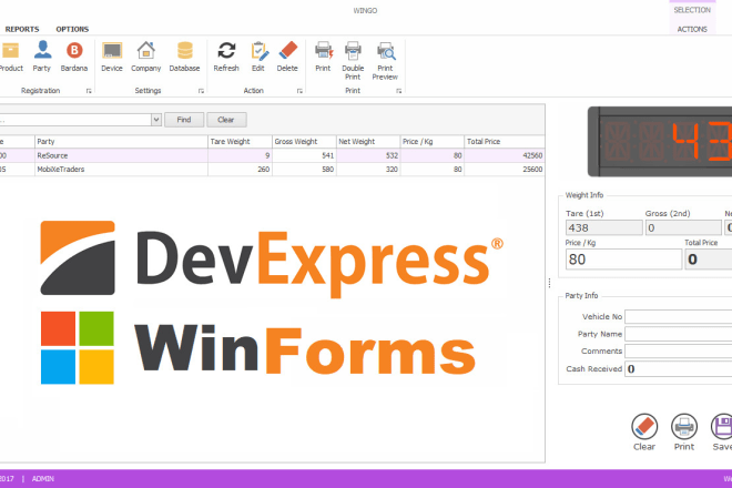 I will develop winform, wpf, devexpress desktop software