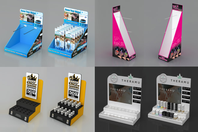 I will do display stands, brochure holder and trade show banners