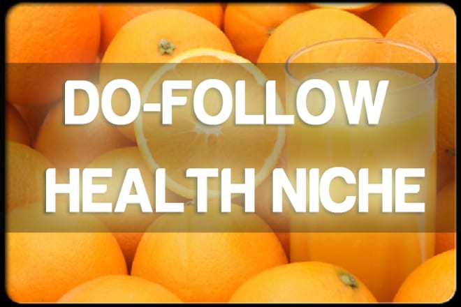 I will do manually 110 health niche backlinks on dofollow pages