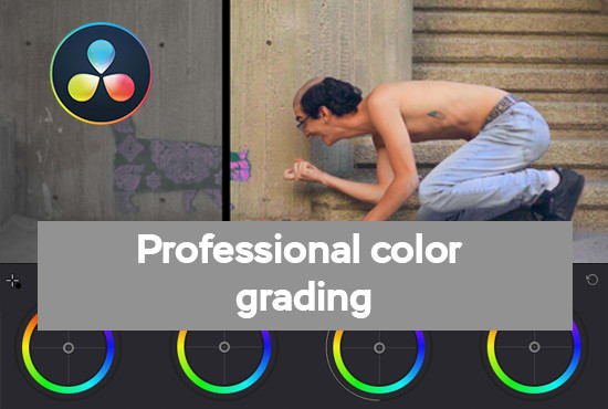 I will do professional video color correction and grading