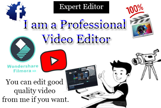 I will do professional video editor ads social media