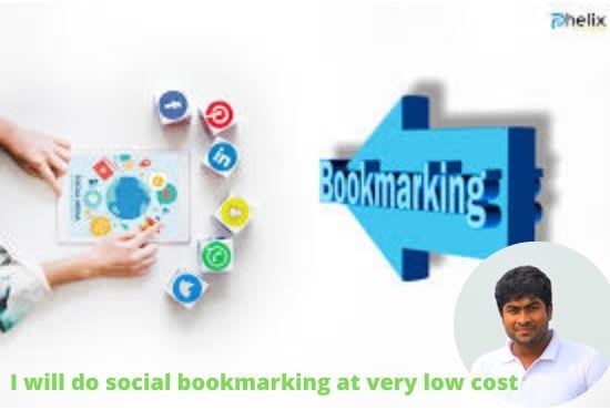 I will do social bookmarking at very low cost