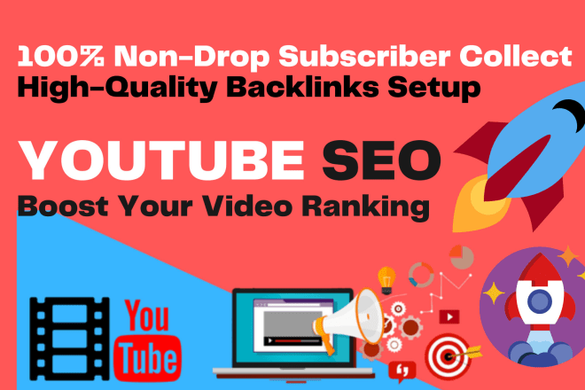 I will do the best youtube seo and high quality backlinks