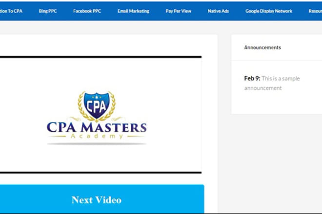 I will give you CPA marketing university and CPA master academy