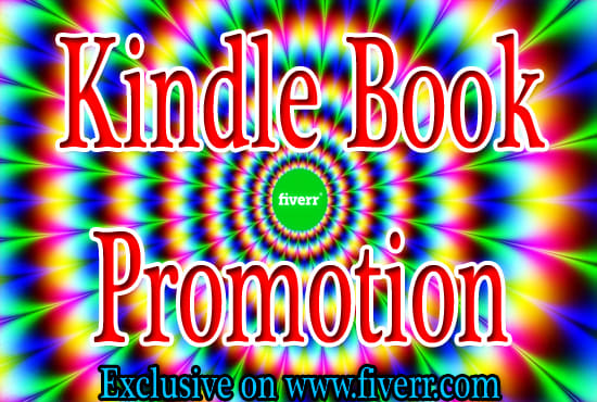 I will promote kindle book all over the world
