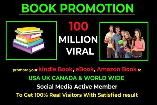 I will promote your amazon ebook children book kindle book, ebay and christian book