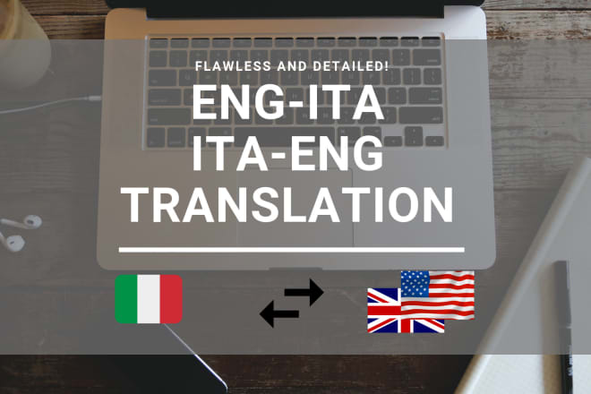 I will traduzioni da inglese a italiano e viceversa