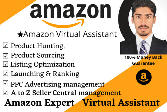 I will be your expert amazon virtual assistant, mentor VA