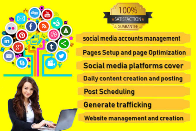 I will be your expert social media marketing manager and content creator, designer
