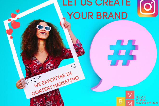 I will be your instagram content marketing manager to build brand
