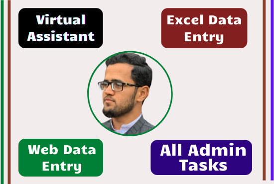 I will be your virtual assistant for wordpress, web data entry and excel data entry