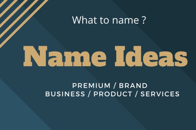 I will brainstorm unique name ideas