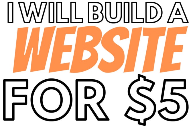 I will build a website cheap