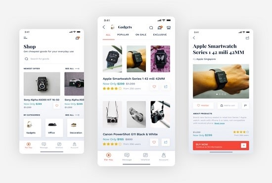 I will build an ecommerce mobile android and IOS app