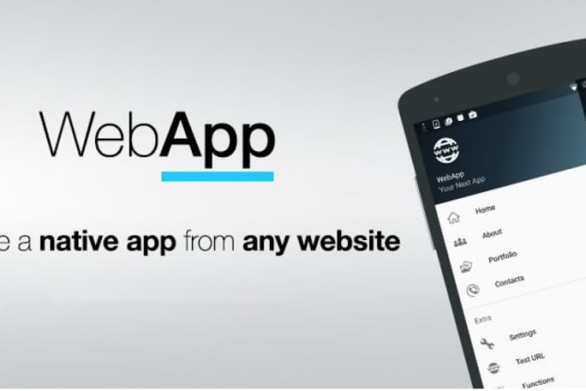 I will build mobile app from your existing website