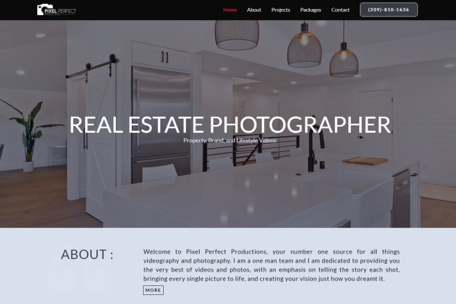 I will build your photography website with attractive portfolio gallery